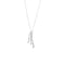 Collier Recarlo Eternity - Collier en or blanc 18 ct avec pendentif et diamants 58 Facettes 31364