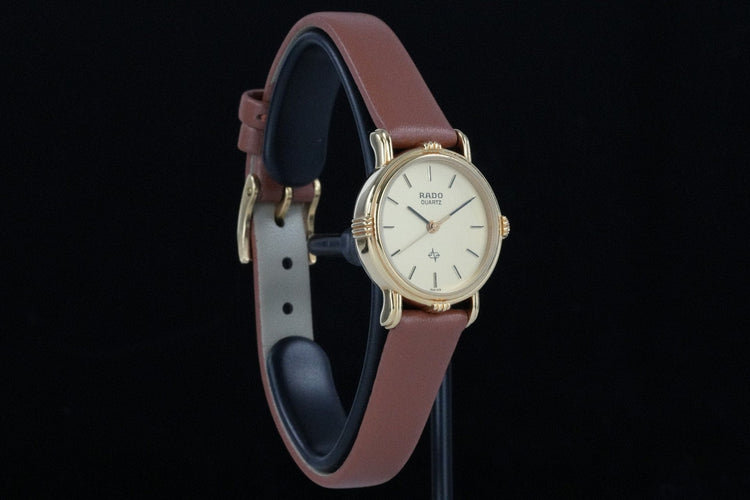 Rado Quartz - Montre 110.5163.2 plaqué or 58 Facettes TOT-01835
