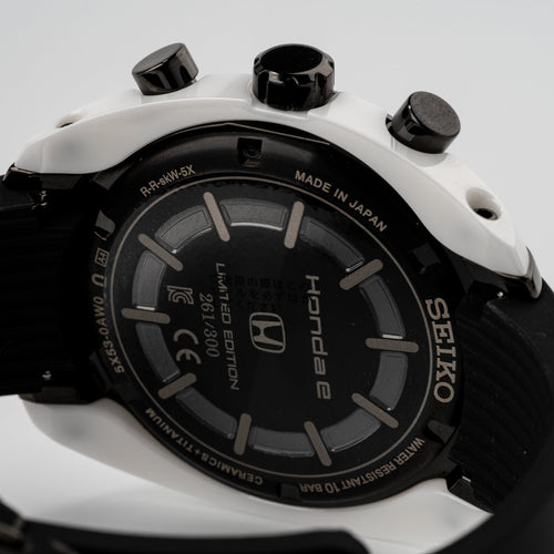 Seiko Revolution Line HONDA E - Montre en céramique 58 Facettes TOT-10123