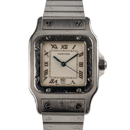 Cartier Santos Galbée - Montre 1564 en acier 58 Facettes TOT-01545
