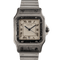 Montre Cartier Santos Galbée - Montre acier référence 1564 58 Facettes TOT-01545