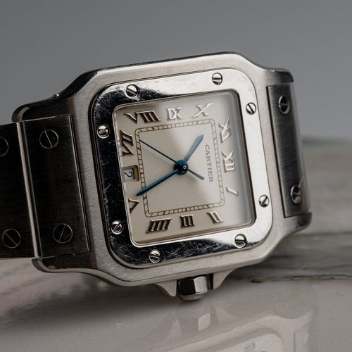 Cartier Santos Galbée - Montre 1564 en acier 58 Facettes TOT-01545