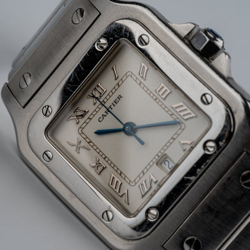 Cartier Santos Galbée - Montre 1564 en acier 58 Facettes TOT-01545