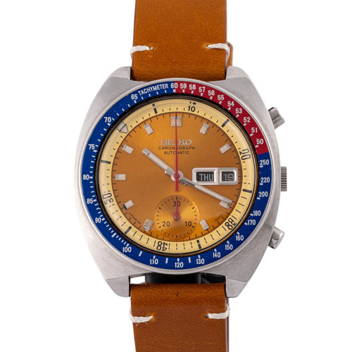 Seiko Pogue - Montre chronographe automatique 6139-6002 en acier 58 Facettes TOT-02005