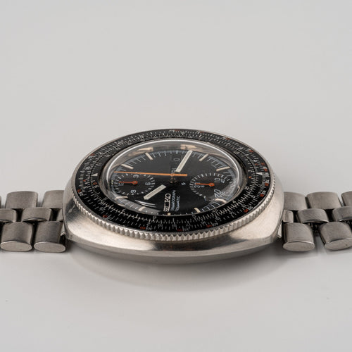 Seiko Calculator - Montre chronographe automatique en acier 58 Facettes TOT-02000