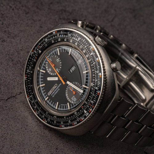 Montre Seiko - Montre Calculator 6138-7000 automatique chronographe 58 Facettes TOT-02000