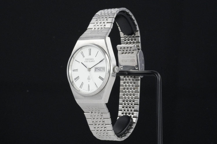 Seiko King Quartz - Montre en acier 58 Facettes TOT-01875