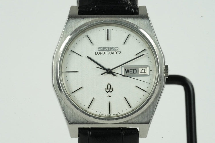Montre Seiko Lord Quartz - Montre acier 7143-7020 58 Facettes TOT-01819