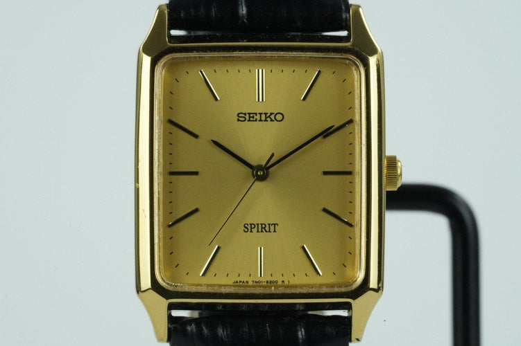 Seiko Spirit Tank - Montre unisexe en acier 58 Facettes TOT-01788