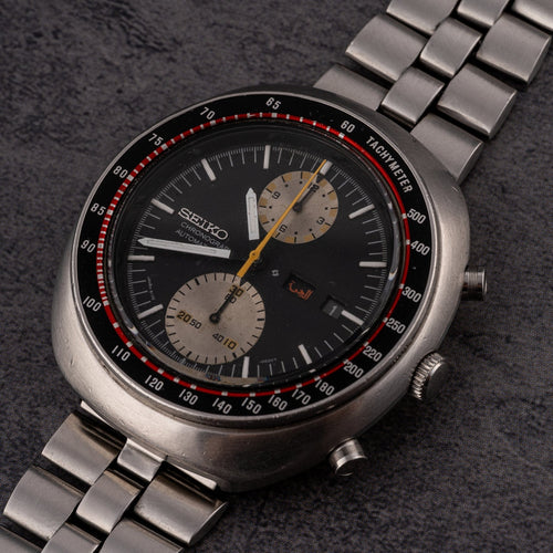 Seiko UFO - Montre chronographe automatique en acier 58 Facettes TOT-02007