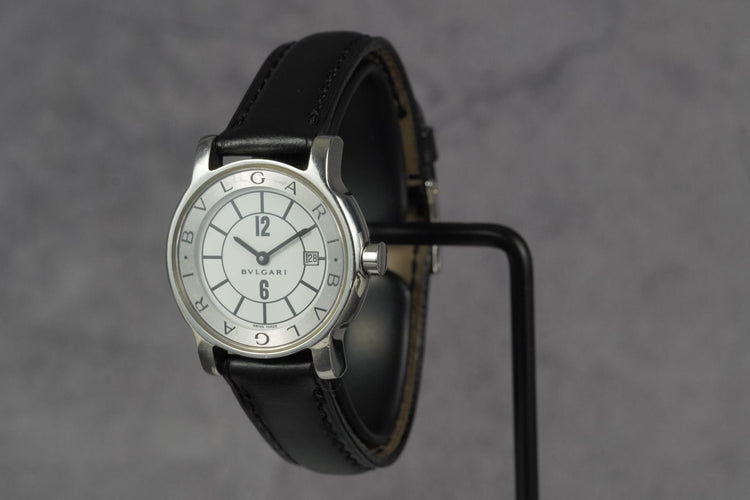 Bulgari Solotempo - Montre ST29S en acier 58 Facettes TOT-11353
