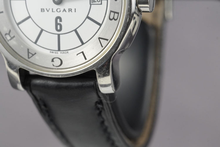 Bulgari Solotempo - Montre ST29S en acier 58 Facettes TOT-11353