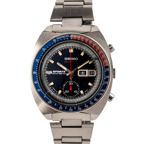 Seiko SpeedTimer - Montre chronographe automatique en acier 58 Facettes TOT-02001
