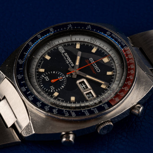 Seiko SpeedTimer - Montre chronographe automatique en acier 58 Facettes TOT-02001