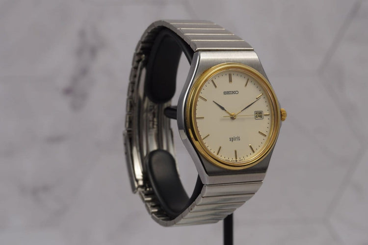 Montre Seiko Spirit - Montre 5P32-6B30 quartz 58 Facettes TOT-11191