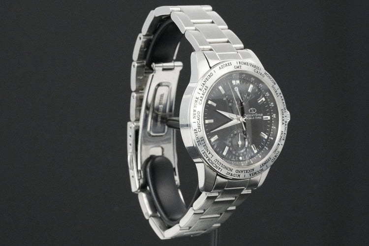 Orient Star World Time - Montre automatique en acier 58 Facettes TOT-10342