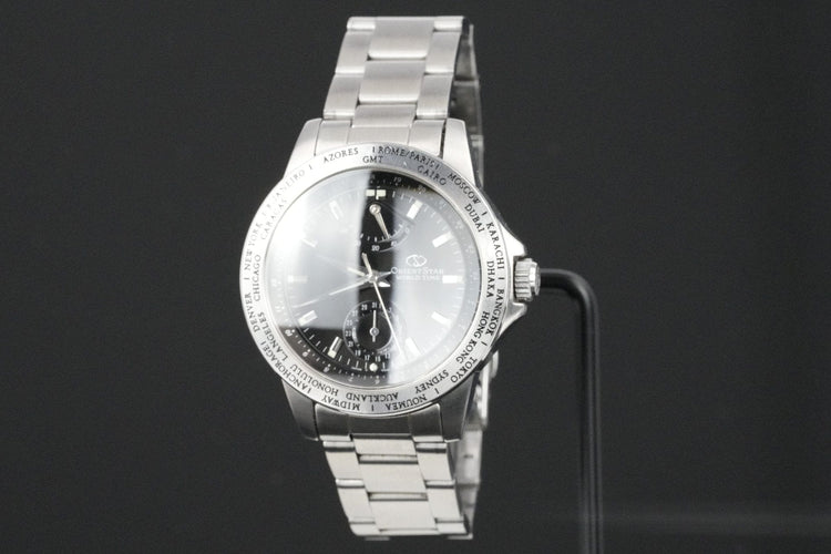 Orient Star World Time - Montre automatique en acier 58 Facettes TOT-10342