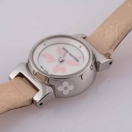 Montre Louis Vuitton Tambour Petal - Montre Q1512 58 Facettes TOT-10365