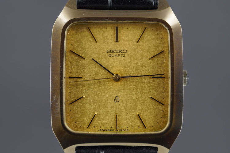 Seiko Tank - Montre homme en acier, quartz 58 Facettes TOT-10743