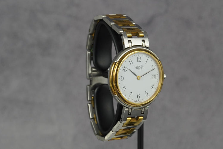 Hermès Windsor - Montre 61.03 en acier 58 Facettes TOT-11348