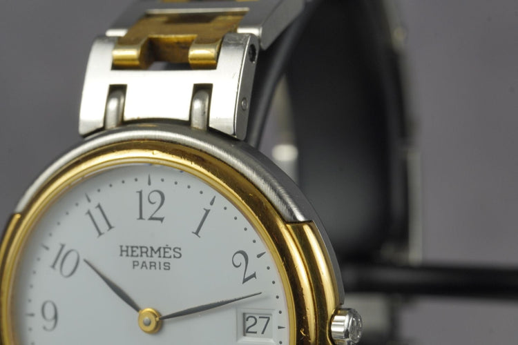 Hermès Windsor - Montre 61.03 en acier 58 Facettes TOT-11348