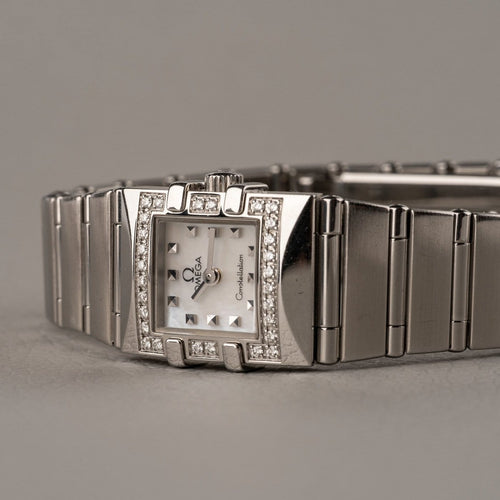 Montre Omega Constellation Quadra - Montre femme en acier 58 Facettes TOT-02219