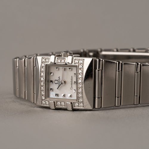 Omega Constellation Quadra - Montre femme en acier 58 Facettes TOT-02219