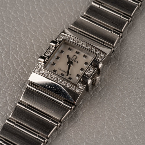 Omega Constellation Quadra - Montre femme en acier 58 Facettes TOT-02219