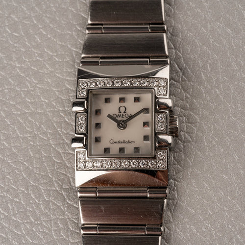 Omega Constellation Quadra - Montre femme en acier 58 Facettes TOT-02219
