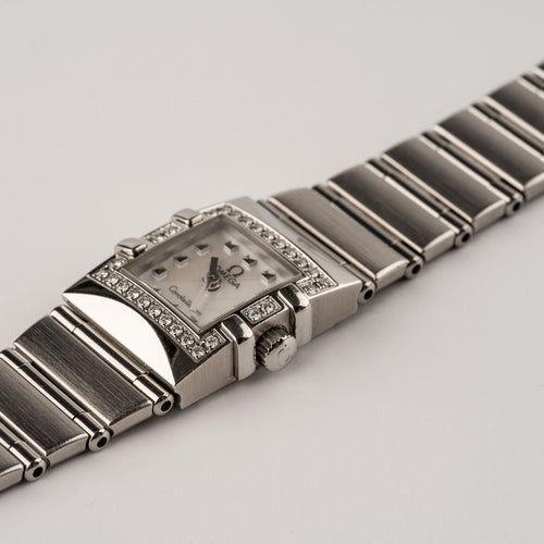 Omega Constellation Quadra - Montre femme en acier 58 Facettes TOT-02219