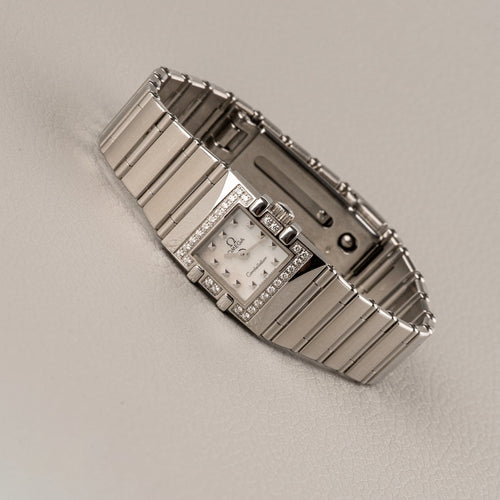 Omega Constellation Quadra - Montre femme en acier 58 Facettes TOT-02219