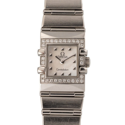 Montre Omega Constellation Quadra - Montre femme en acier 58 Facettes TOT-02219