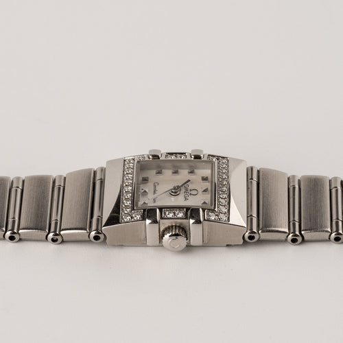 Omega Constellation Quadra - Montre femme en acier 58 Facettes TOT-02219