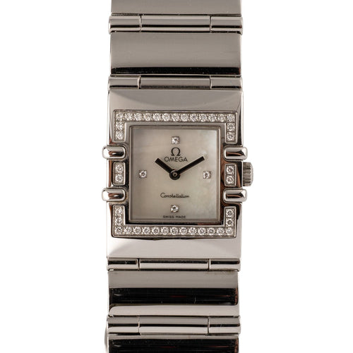 Omega Constellation Quadra - Montre en acier 58 Facettes TOT-02220