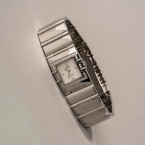 Montre Omega Constellation Quadra - Montre femme en acier 58 Facettes TOT-02220