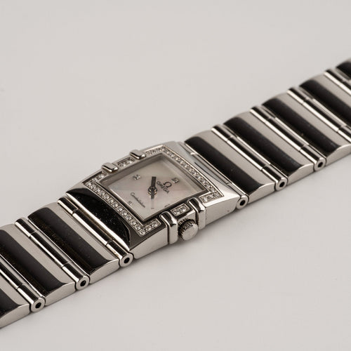 Omega Constellation Quadra - Montre en acier 58 Facettes TOT-02220