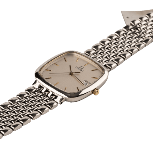 Omega De Ville - Montre unisexe en acier 396.1017 58 Facettes TOT-02255