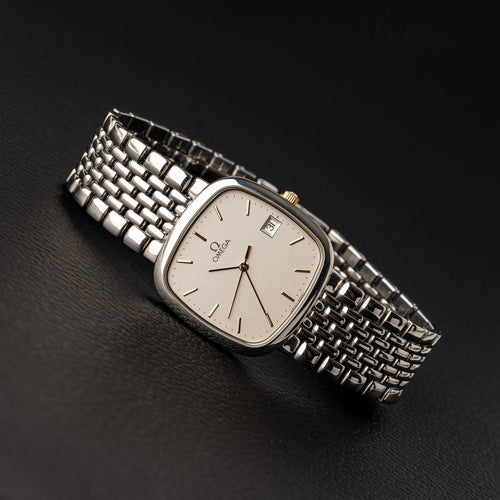 Omega De Ville - Montre unisexe en acier 396.1017 58 Facettes TOT-02255