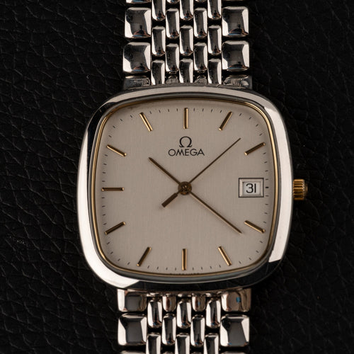 Omega De Ville - Montre unisexe en acier 396.1017 58 Facettes TOT-02255