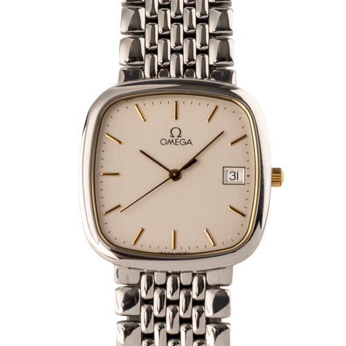Omega De Ville - Montre unisexe en acier 396.1017 58 Facettes TOT-02255