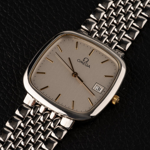 Omega De Ville - Montre unisexe en acier 396.1017 58 Facettes TOT-02255