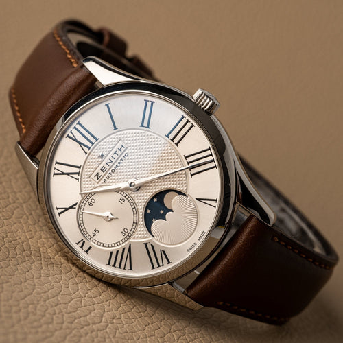 Zenith Elite Ultra Thin - Montre en acier 58 Facettes TOT-02222