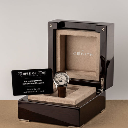 Zenith Elite Ultra Thin - Montre en acier 58 Facettes TOT-02222
