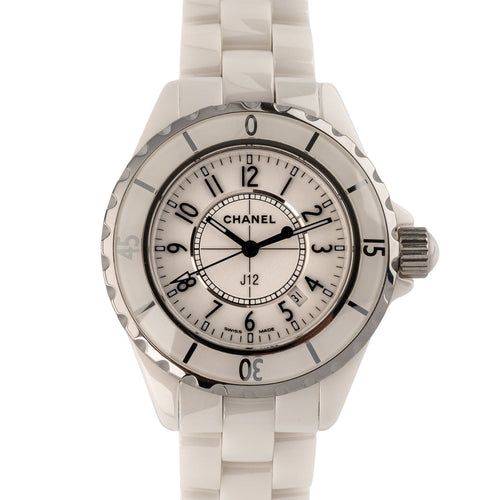 Chanel J12 Limited Edition - Montre en céramique blanche 58 Facettes TOT-02234