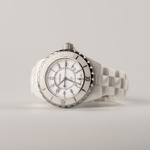 Chanel J12 Limited Edition - Montre en céramique blanche 58 Facettes TOT-02234