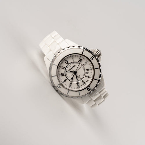 Chanel J12 Limited Edition - Montre en céramique blanche 58 Facettes TOT-02234