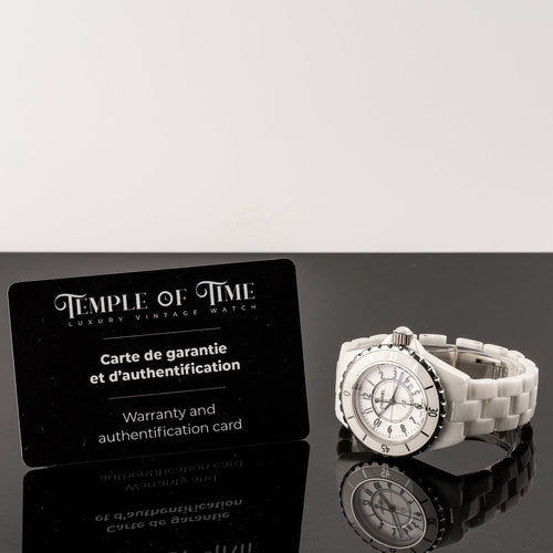 Chanel J12 Limited Edition - Montre en céramique blanche 58 Facettes TOT-02234