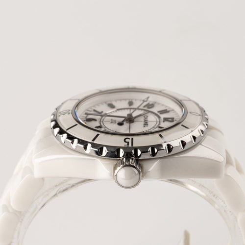 Chanel J12 Limited Edition - Montre en céramique blanche 58 Facettes TOT-02234