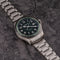 Montblanc 1858 Date 0 Oxygen - Montre en acier 58 Facettes TOT-02398