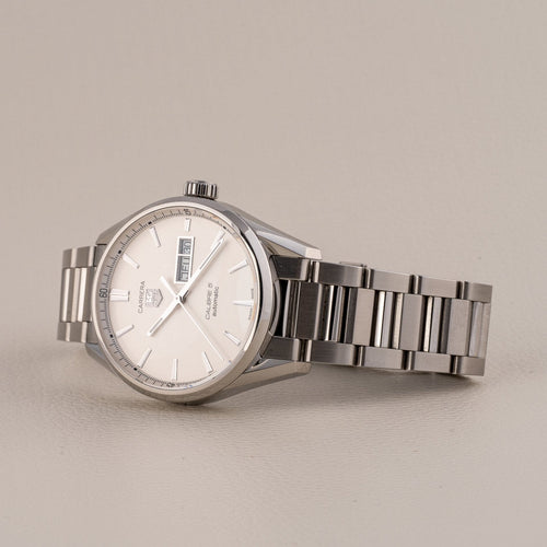 TAG Heuer Carrera Calibre 5 - Montre en acier 58 Facettes TOT-02342